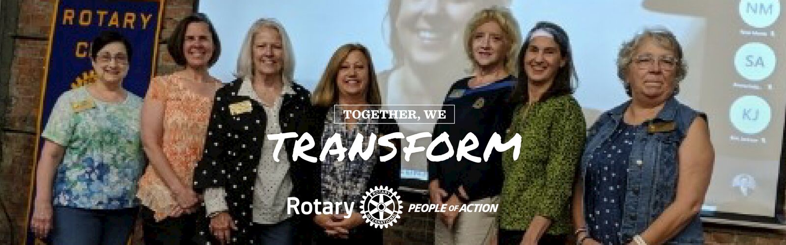 Rotary - People of Action. Together, we Transform