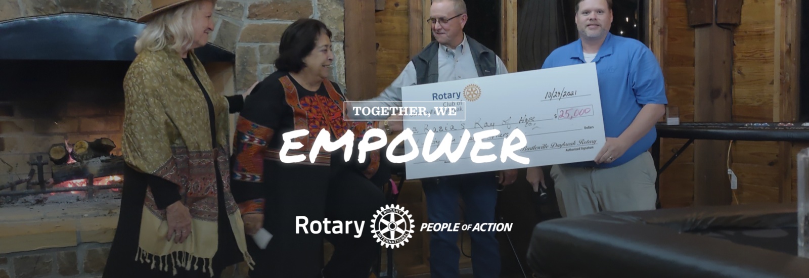 Rotary - People of Action. Together, we Empower